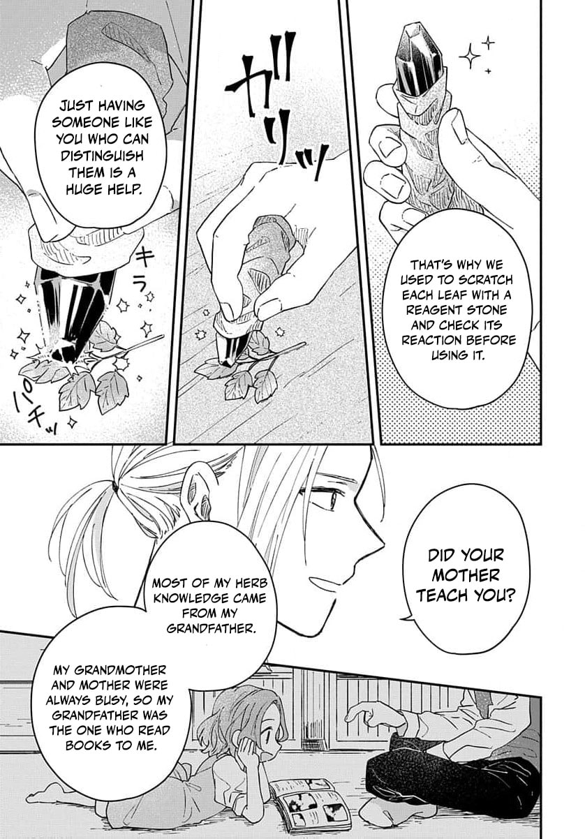 "Akage no Yakutatazu" to Kubi ni Natta Maryoku Nashi no Majo desu ga, "Yakusou no Chishiki ga Hanpanai!" to Ouritsu Kenkyuujo ni Soku Saiyou Saremashita Chapter 3 page 34 - 
