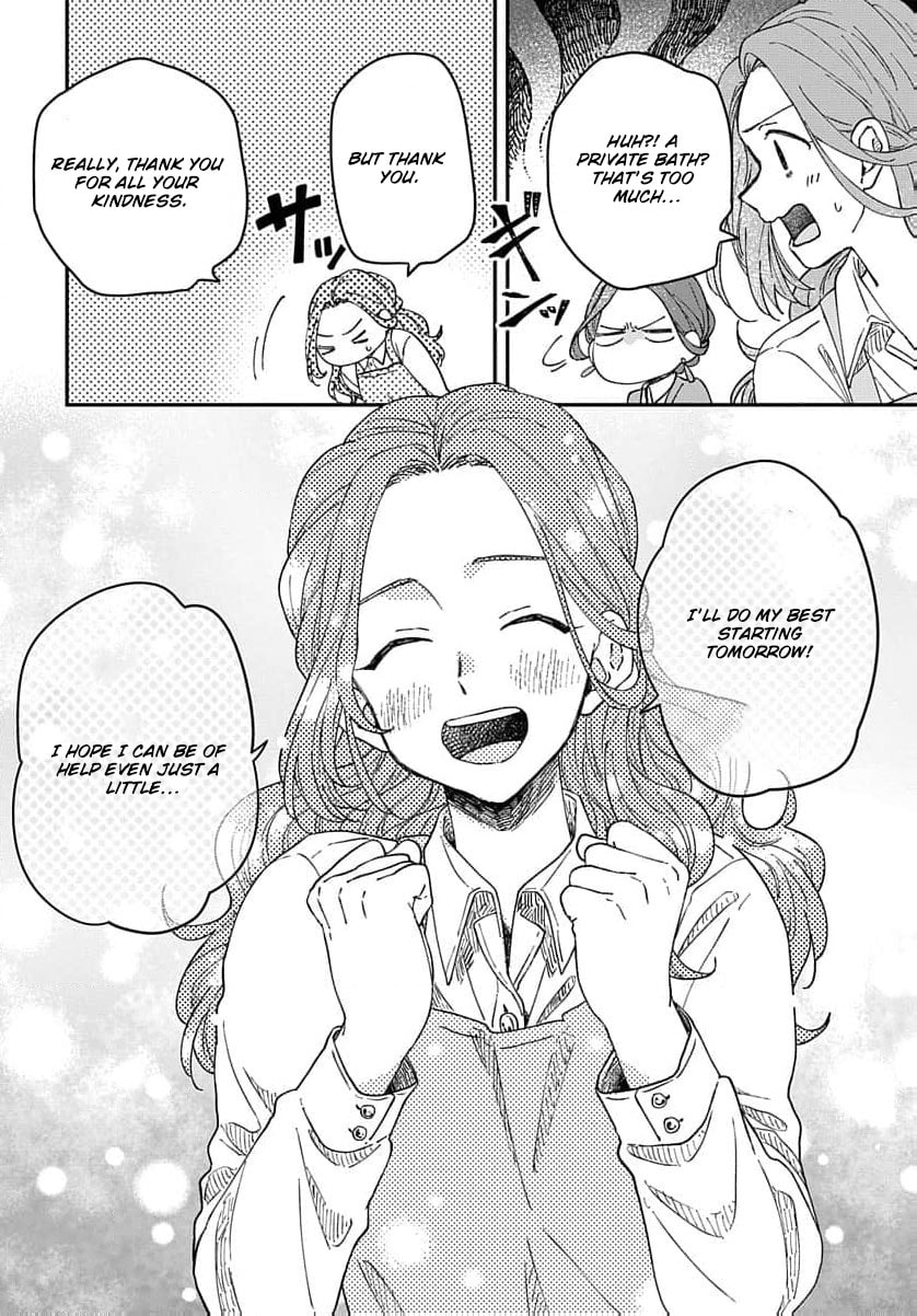 "Akage no Yakutatazu" to Kubi ni Natta Maryoku Nashi no Majo desu ga, "Yakusou no Chishiki ga Hanpanai!" to Ouritsu Kenkyuujo ni Soku Saiyou Saremashita Chapter 4 page 14 - 