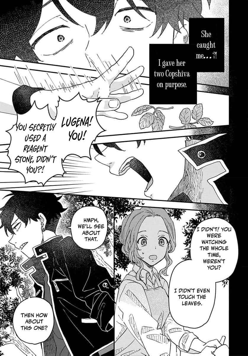 "Akage no Yakutatazu" to Kubi ni Natta Maryoku Nashi no Majo desu ga, "Yakusou no Chishiki ga Hanpanai!" to Ouritsu Kenkyuujo ni Soku Saiyou Saremashita Chapter 7 page 14 - 
