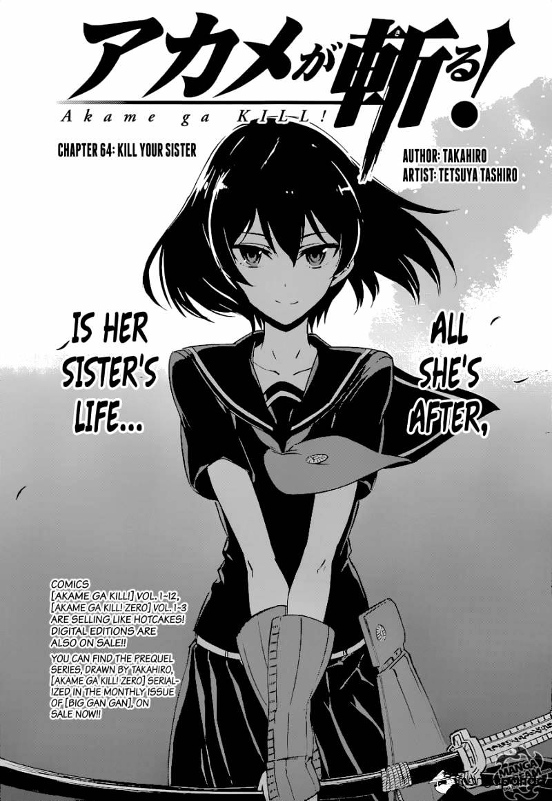 Akame Ga Kill! Chapter 64 page 1 - 