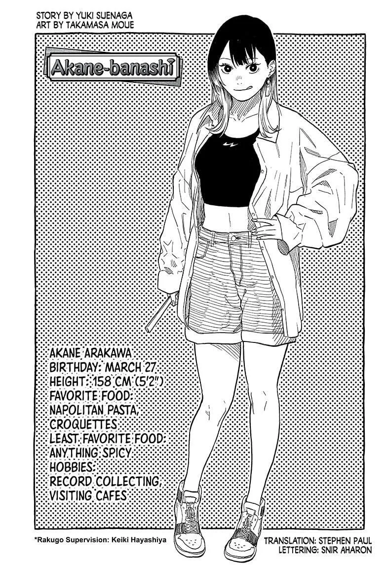Akane-banashi Chapter 148 page 1 - 