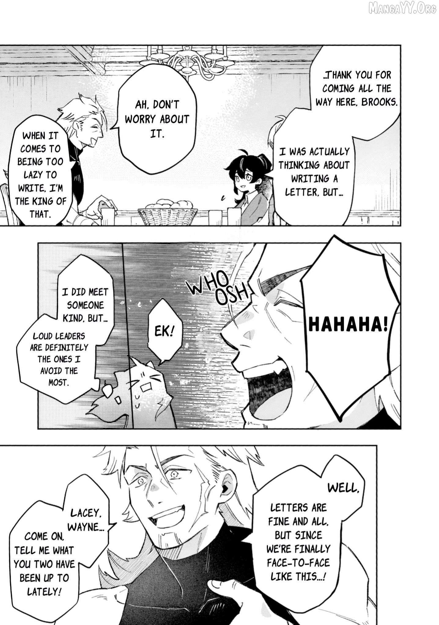 Akatsuki No Majo Reishi Wa Jiyu Ni Ikitai Mao Tobatsu o Oeta Node, Nonbiri O Mise O Hirakimasu Chapter 11 page 20 - 