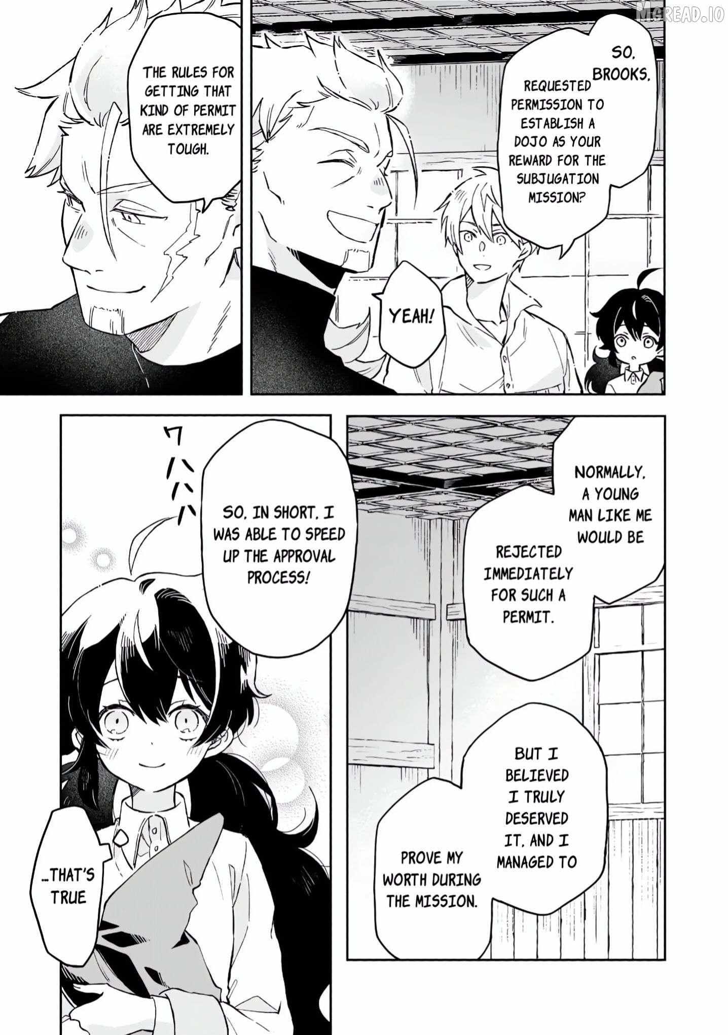 Akatsuki No Majo Reishi Wa Jiyu Ni Ikitai Mao Tobatsu o Oeta Node, Nonbiri O Mise O Hirakimasu Chapter 12 page 15 - 