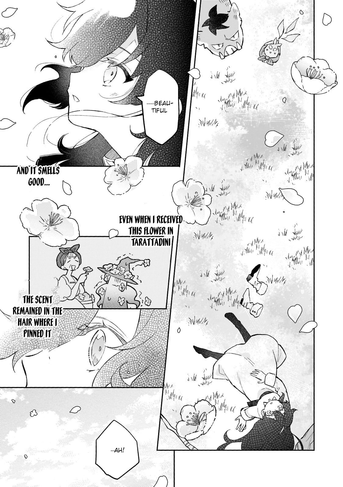 Akatsuki No Majo Reishi Wa Jiyu Ni Ikitai Mao Tobatsu o Oeta Node, Nonbiri O Mise O Hirakimasu Chapter 14 page 13 - 