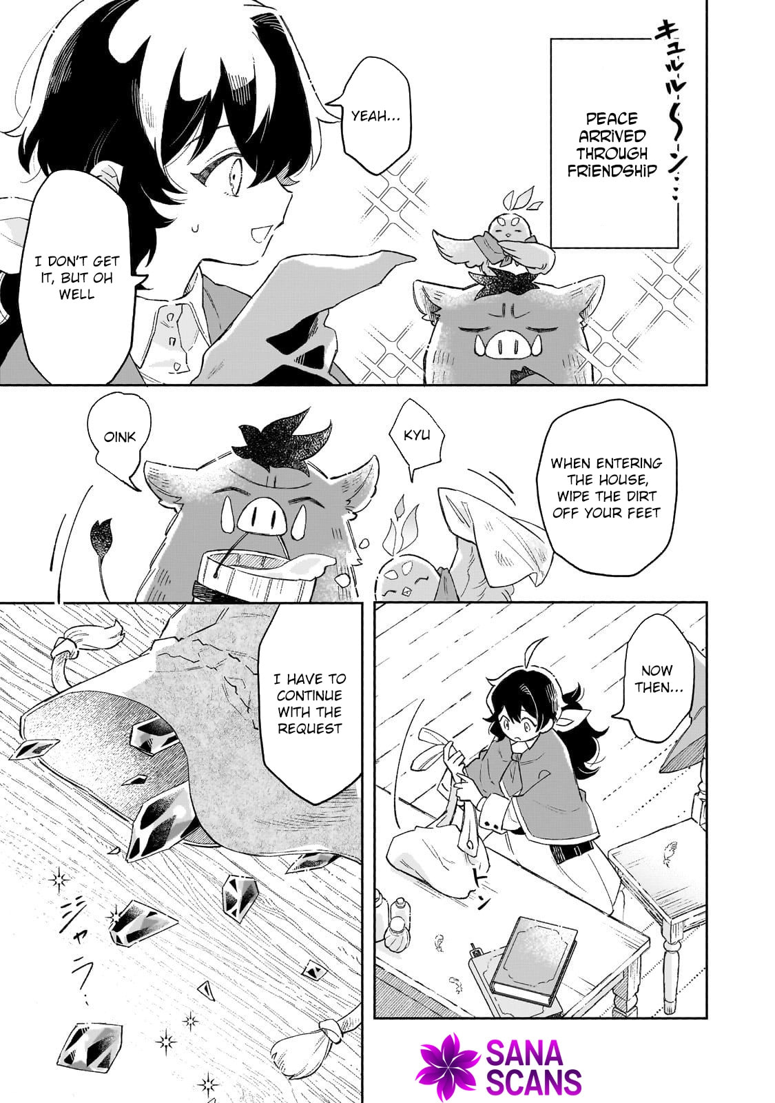 Akatsuki No Majo Reishi Wa Jiyu Ni Ikitai Mao Tobatsu o Oeta Node, Nonbiri O Mise O Hirakimasu Chapter 14 page 5 - 
