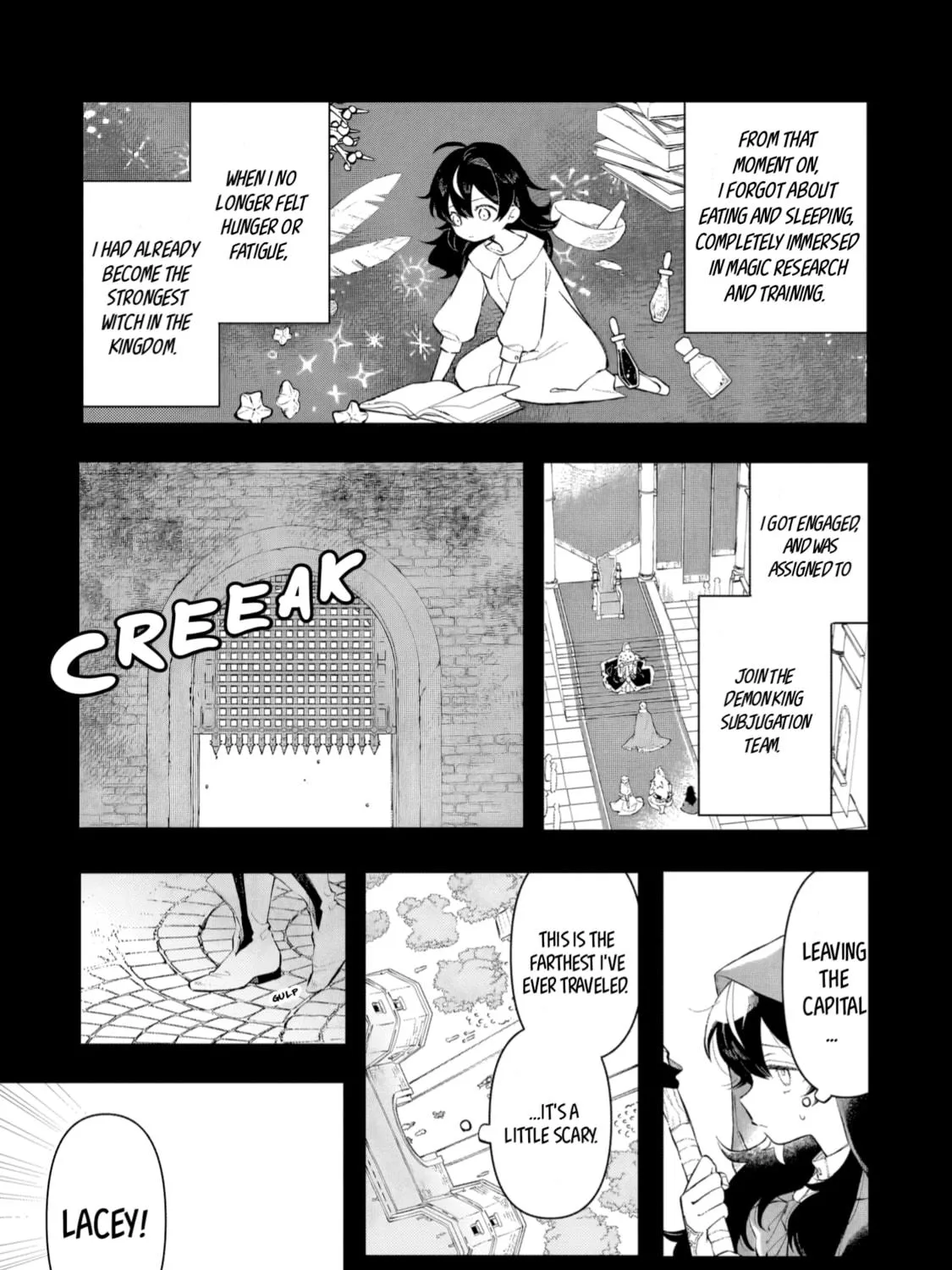 Akatsuki No Majo Reishi Wa Jiyu Ni Ikitai Mao Tobatsu o Oeta Node, Nonbiri O Mise O Hirakimasu Chapter 3 page 47 - 