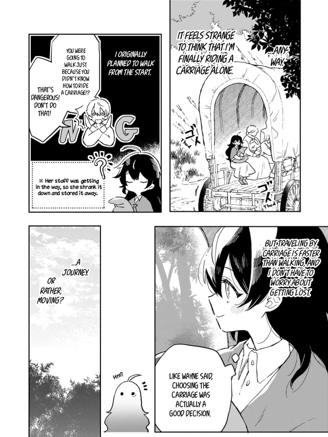 Akatsuki No Majo Reishi Wa Jiyu Ni Ikitai Mao Tobatsu o Oeta Node, Nonbiri O Mise O Hirakimasu Chapter 4 page 3 - 