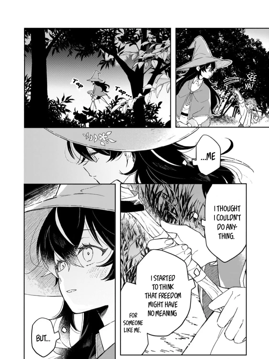 Akatsuki No Majo Reishi Wa Jiyu Ni Ikitai Mao Tobatsu o Oeta Node, Nonbiri O Mise O Hirakimasu Chapter 4 page 47 - 