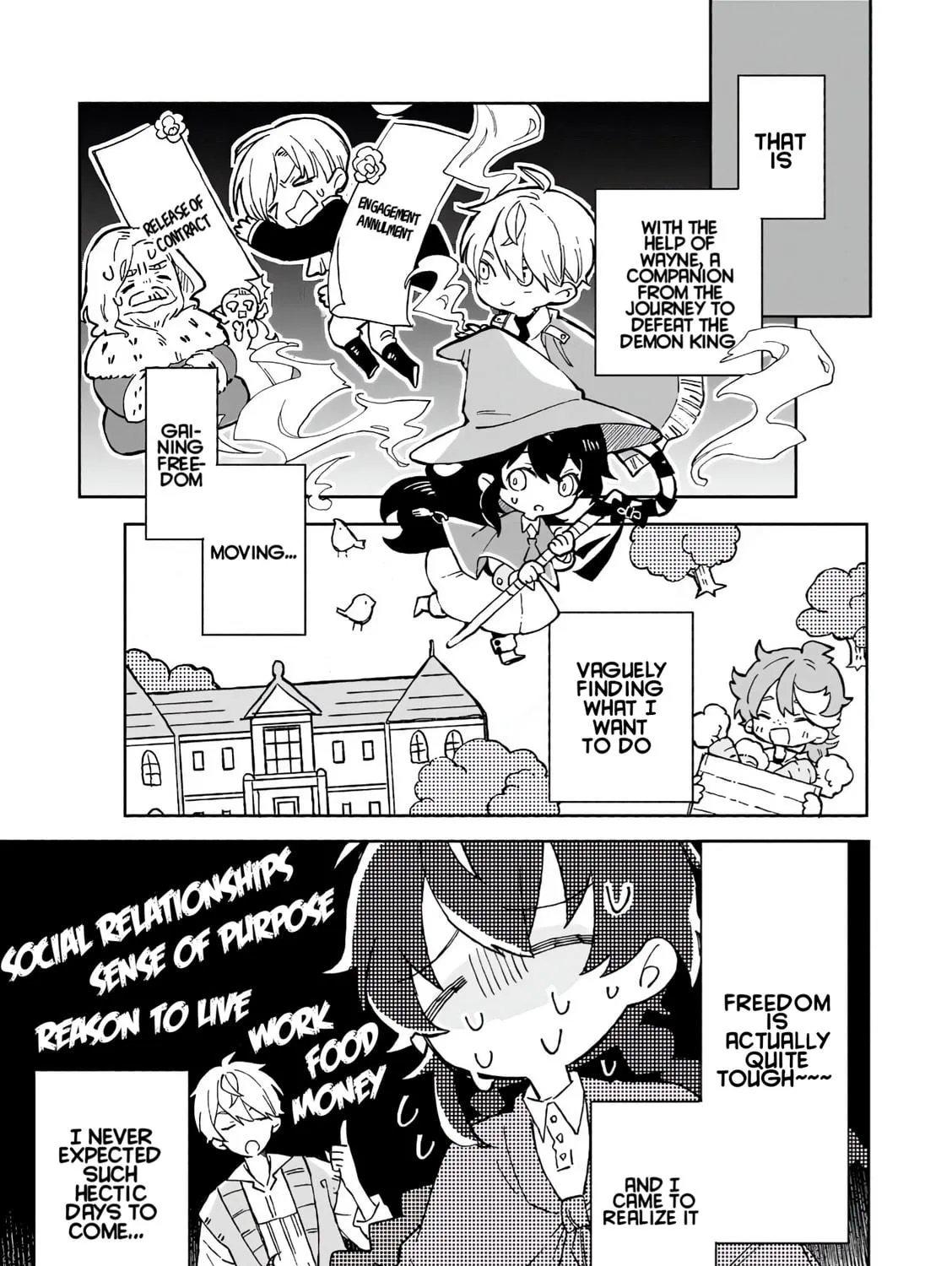 Akatsuki No Majo Reishi Wa Jiyu Ni Ikitai Mao Tobatsu o Oeta Node, Nonbiri O Mise O Hirakimasu Chapter 6 page 9 - 