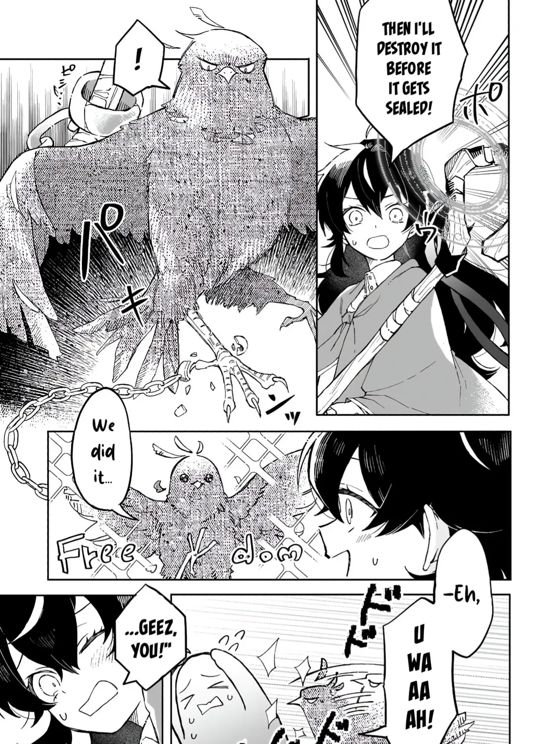 Akatsuki No Majo Reishi Wa Jiyu Ni Ikitai Mao Tobatsu o Oeta Node, Nonbiri O Mise O Hirakimasu Chapter 7 page 33 - 