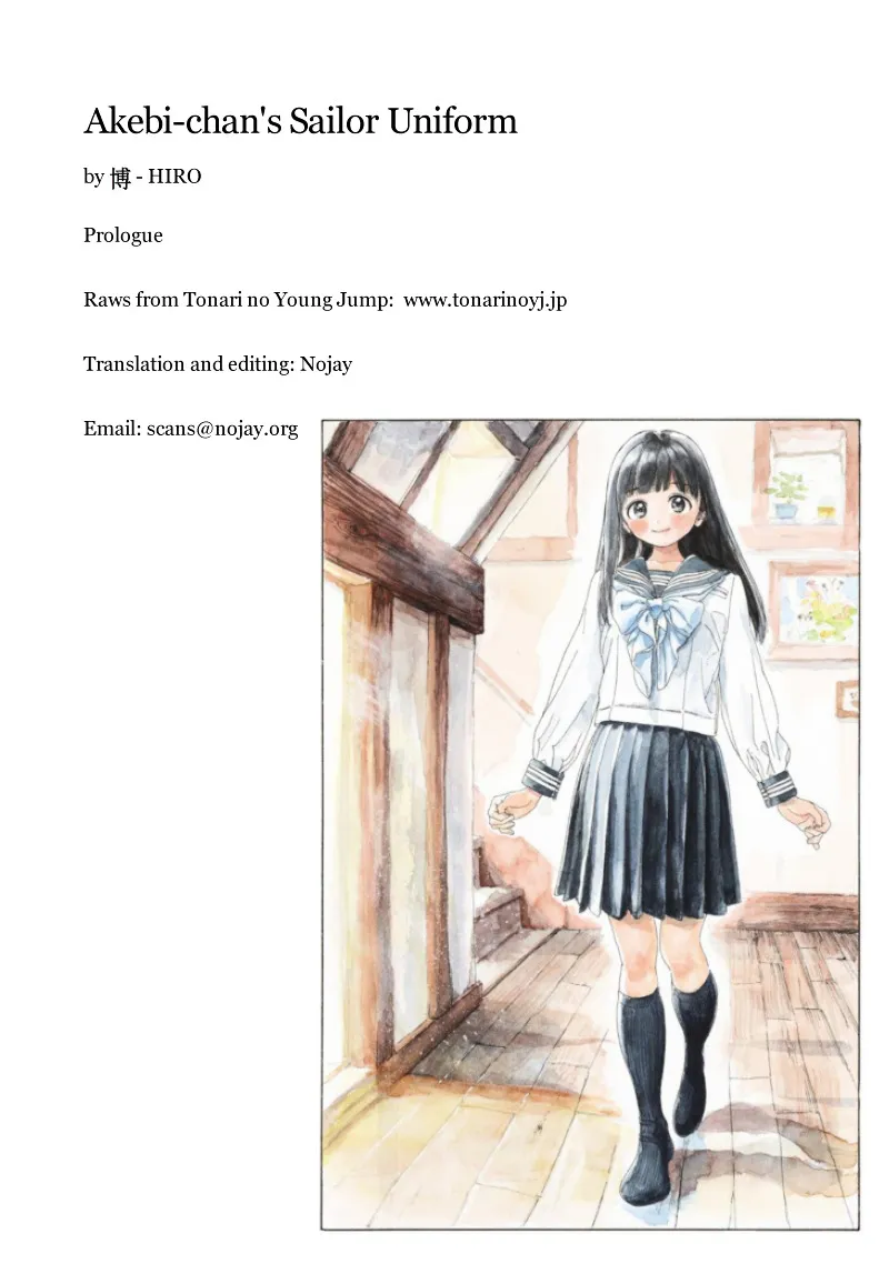 Akebi-Chan No Sailor Fuku Chapter 0 page 36 - 