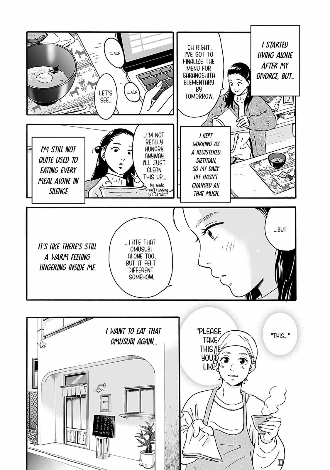 Akekure Noren - Kyou mo Dare ka no Tame no Shokudou Monogatari Chapter 1 page 11 - 