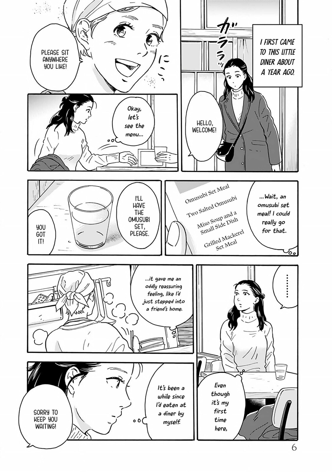 Akekure Noren - Kyou mo Dare ka no Tame no Shokudou Monogatari Chapter 1 page 7 - 