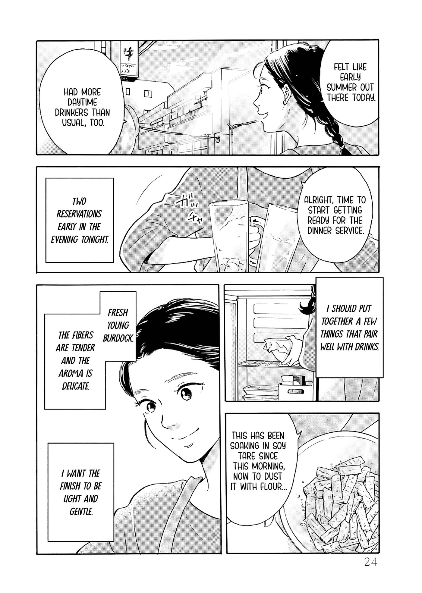 Akekure Noren - Kyou mo Dare ka no Tame no Shokudou Monogatari Chapter 9 page 3 - 