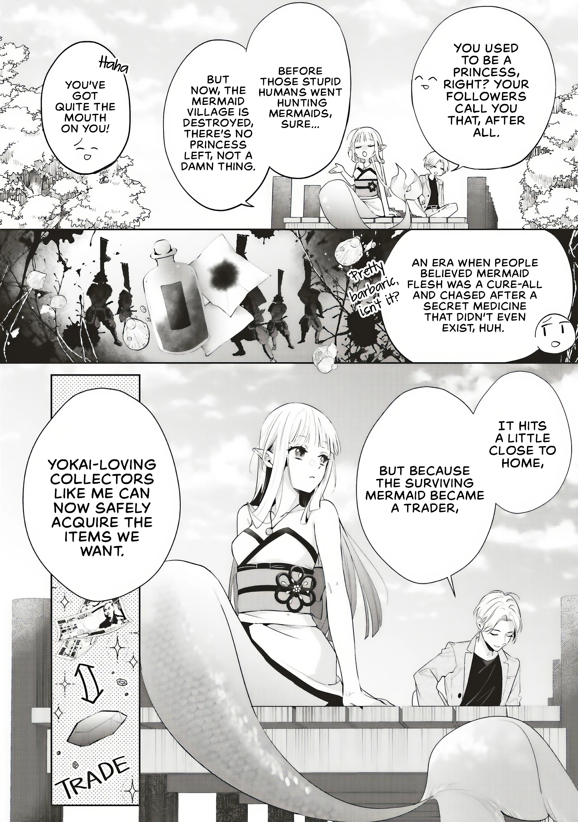 Akinai Ningyo to Soukuu no Hatsukoi Chapter 1.1 page 7 - 