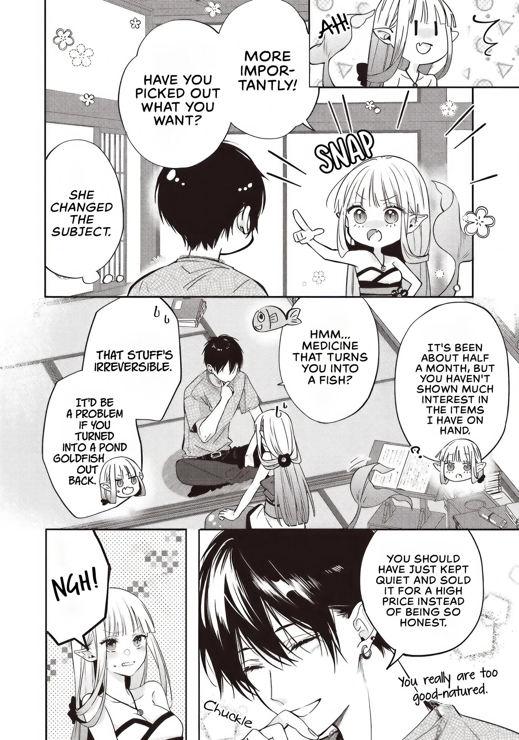 Akinai Ningyo to Soukuu no Hatsukoi Chapter 4.1 page 8 - 