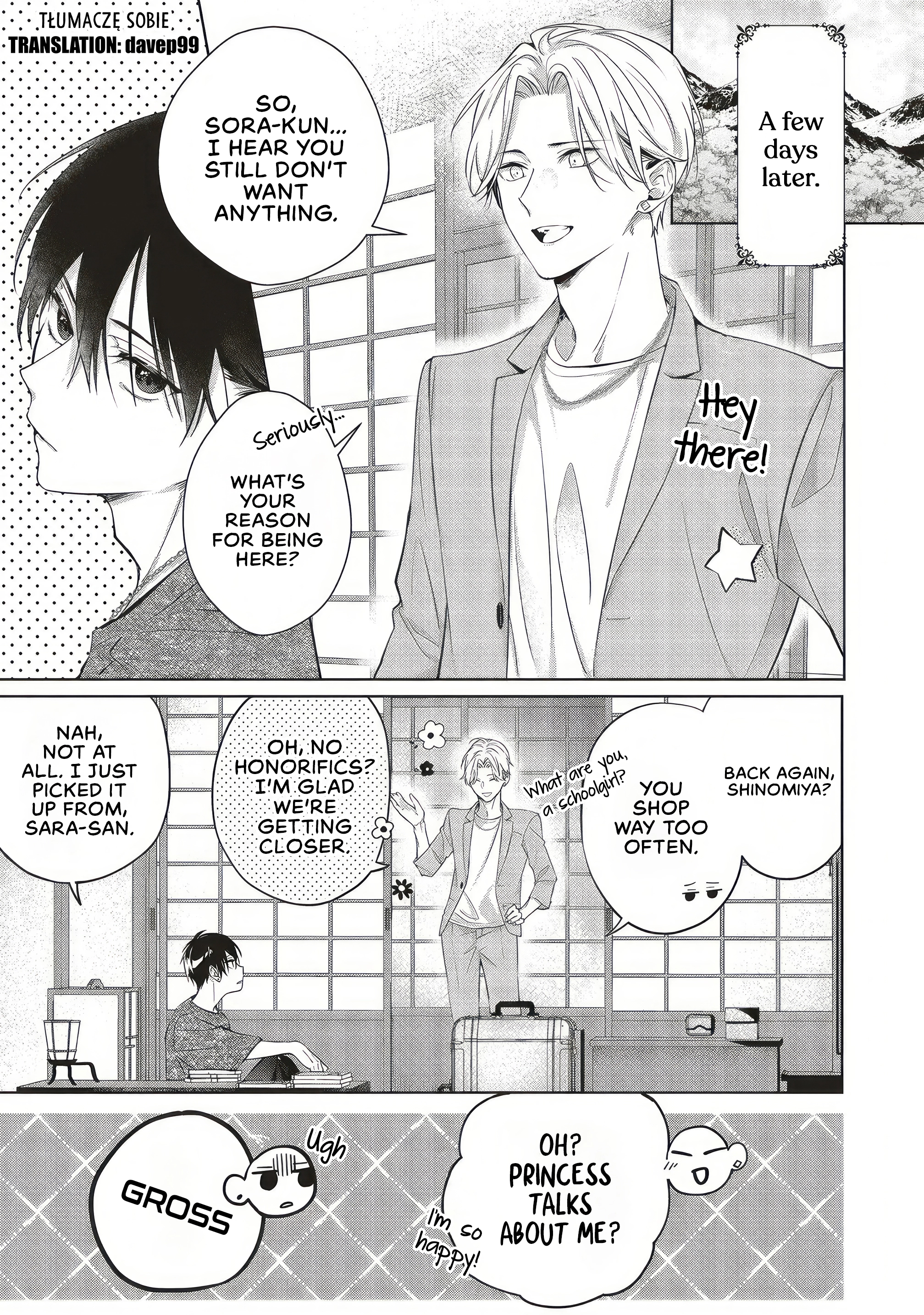 Akinai Ningyo to Soukuu no Hatsukoi Chapter 4.4 page 1 - 