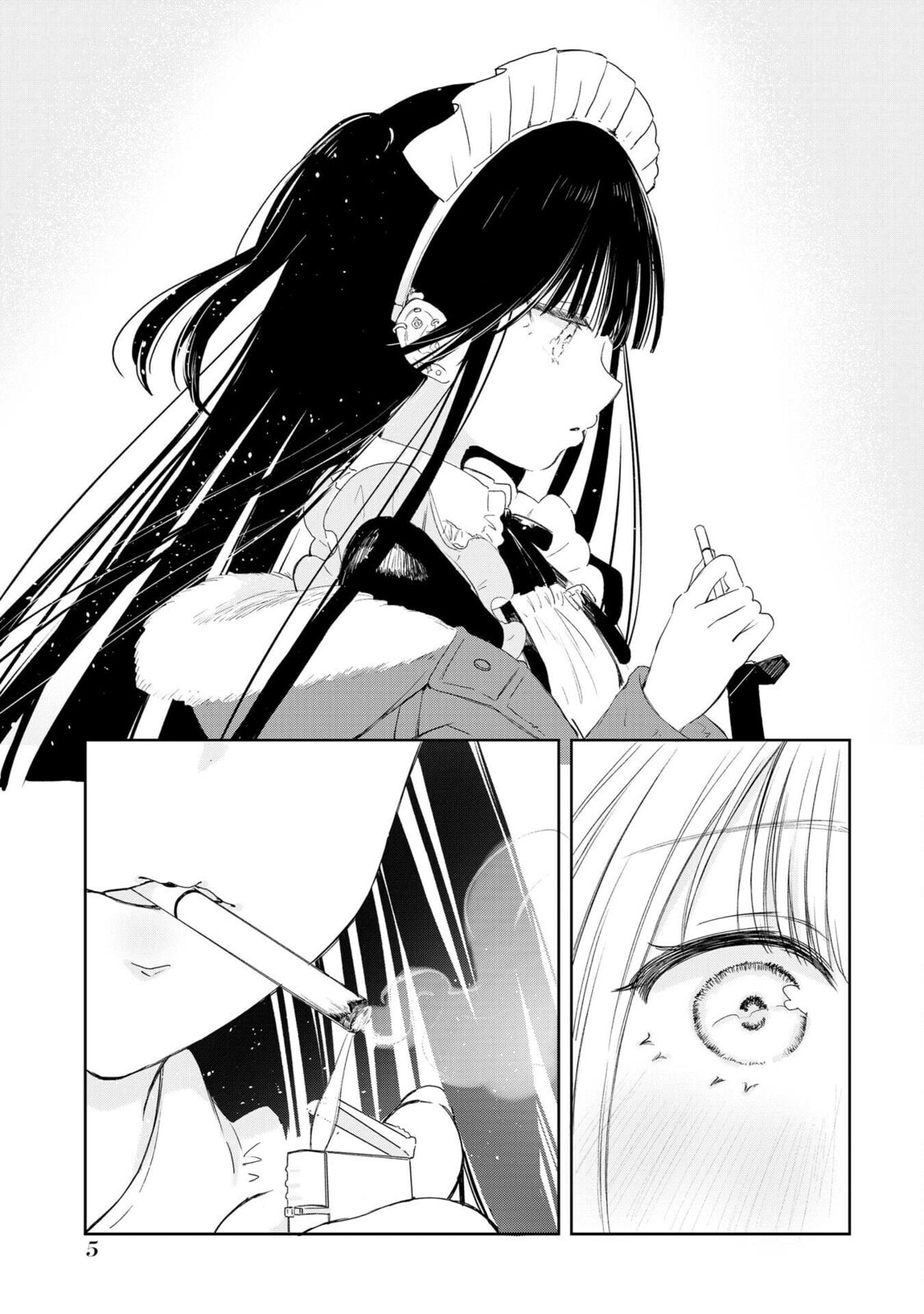 Akogare no Maid-san wa Tabaco ga Niau Chapter 0 page 5 - 