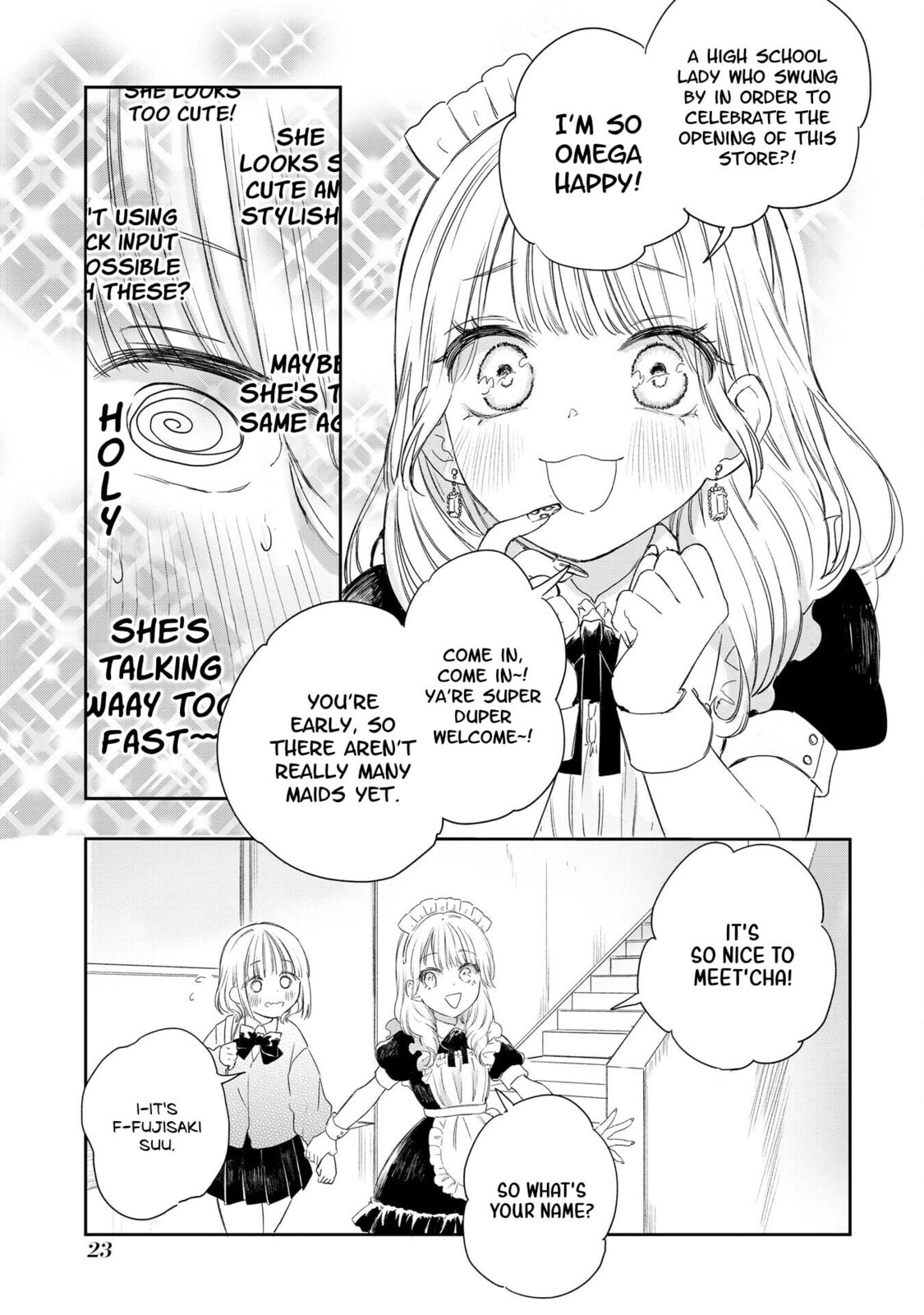 Akogare no Maid-san wa Tabaco ga Niau Chapter 1 page 8 - 