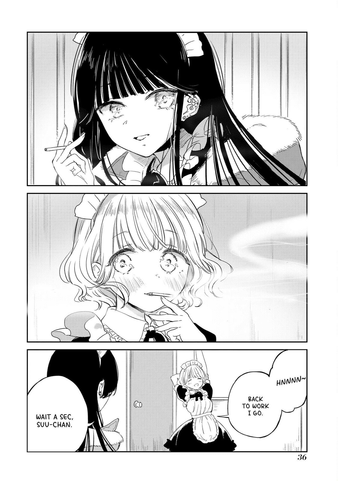 Akogare no Maid-san wa Tabaco ga Niau Chapter 10 page 5 - 