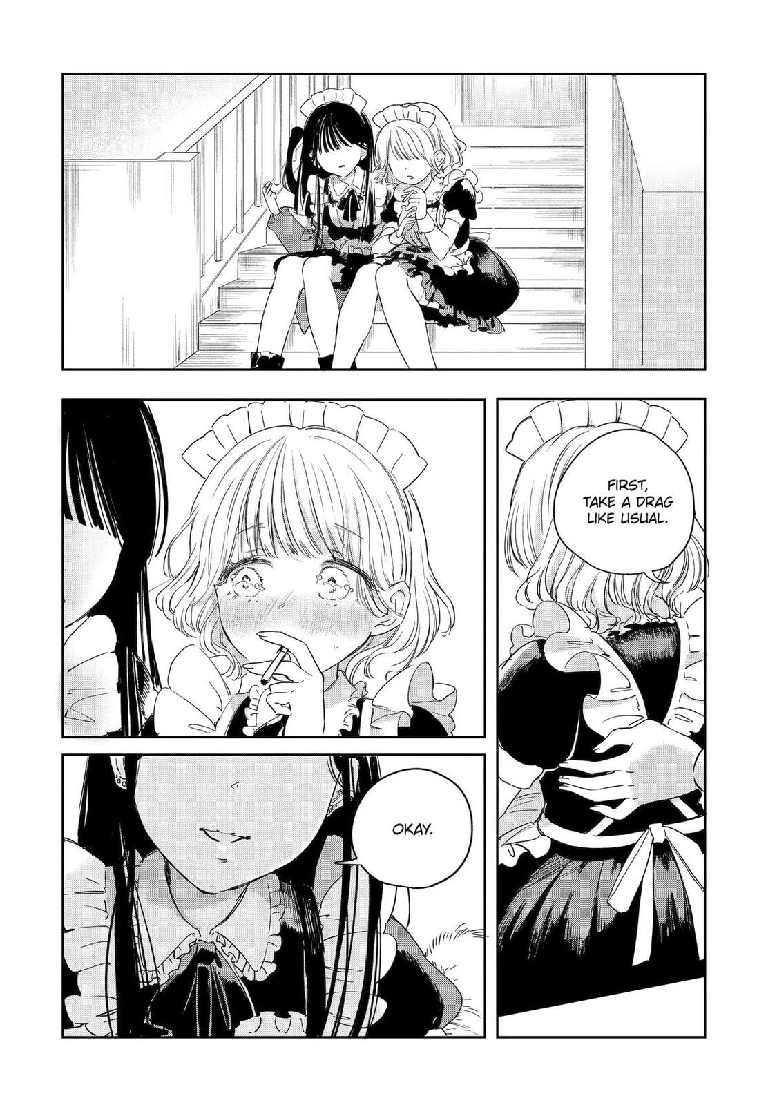 Akogare no Maid-san wa Tabaco ga Niau Chapter 11 page 4 - 
