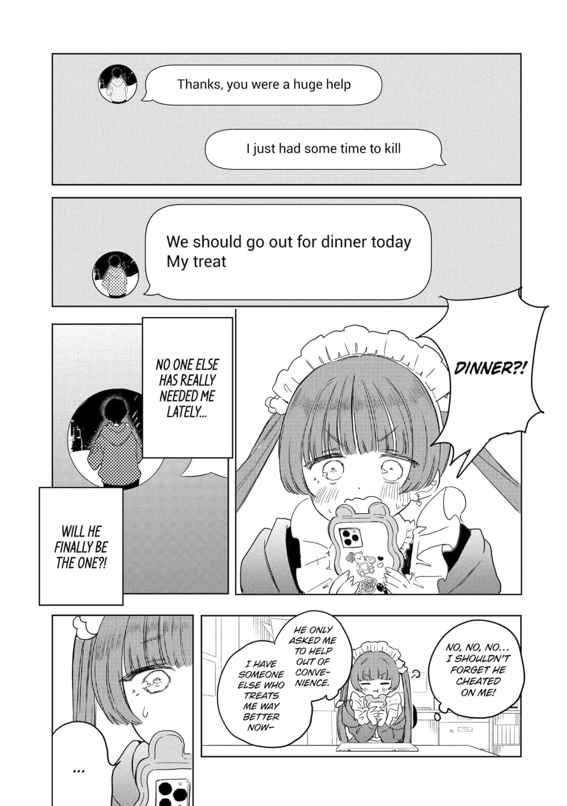 Akogare no Maid-san wa Tabaco ga Niau Chapter 18.2 page 1 - 