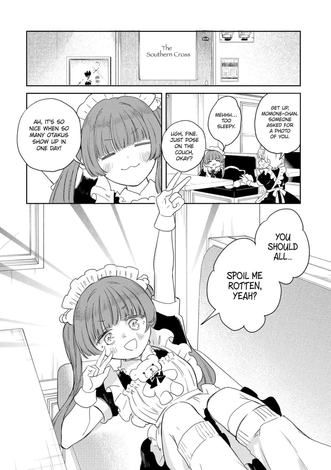 Akogare no Maid-san wa Tabaco ga Niau Chapter 18.2 page 10 - 