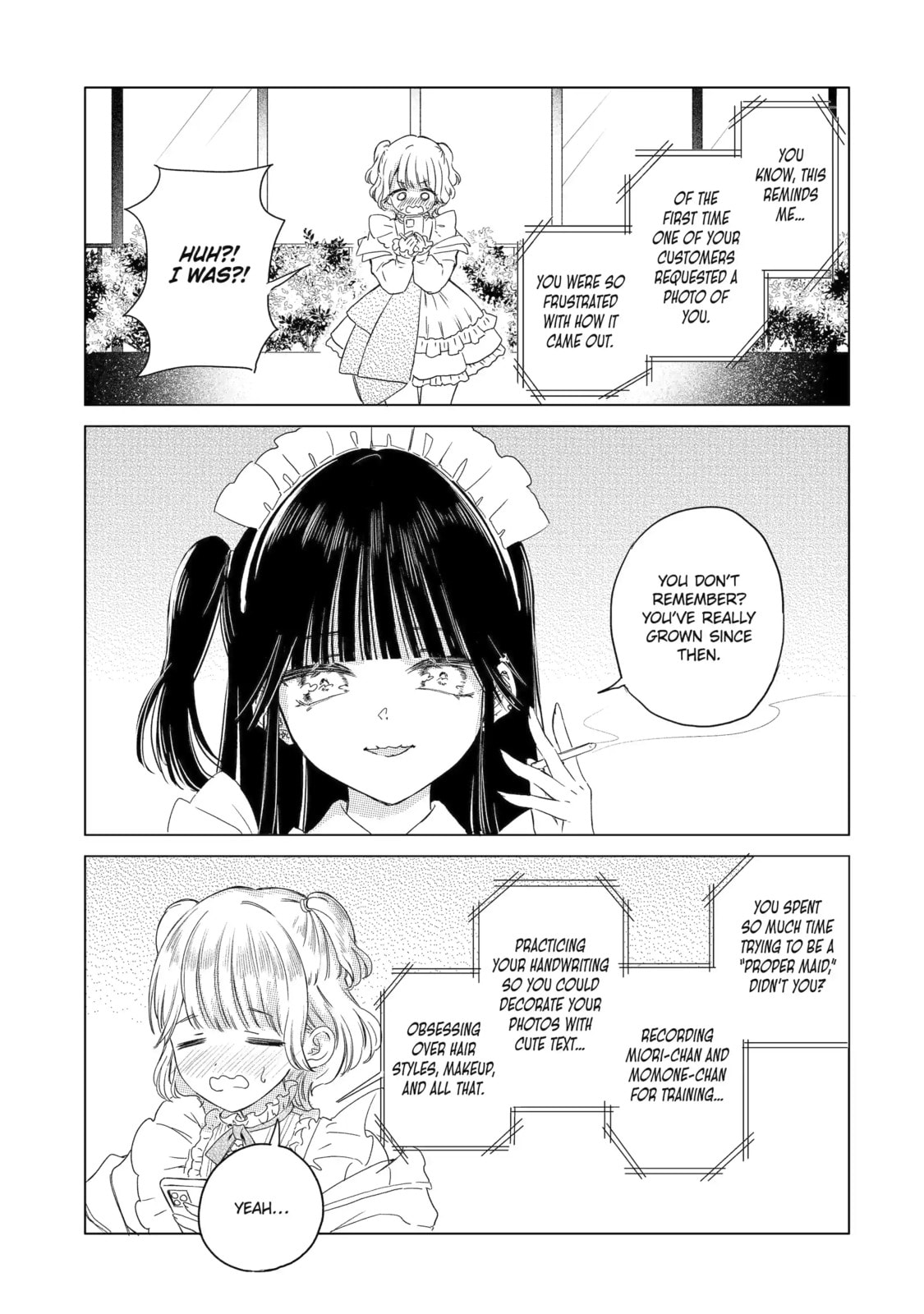 Akogare no Maid-san wa Tabaco ga Niau Chapter 19.2 page 5 - 