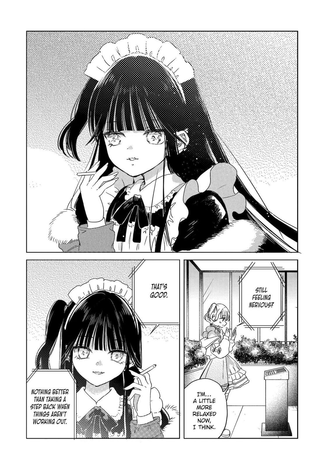 Akogare no Maid-san wa Tabaco ga Niau Chapter 19 page 14 - 