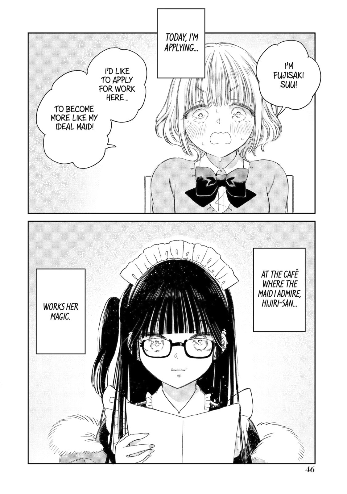 Akogare no Maid-san wa Tabaco ga Niau Chapter 2.1 page 2 - 