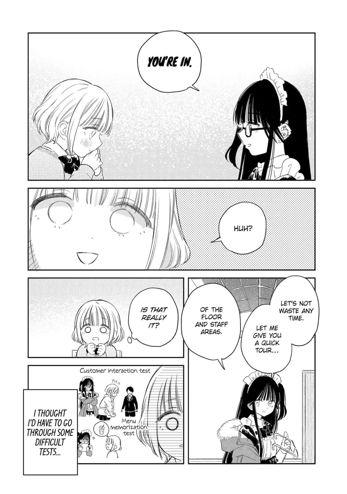 Akogare no Maid-san wa Tabaco ga Niau Chapter 2.1 page 4 - 