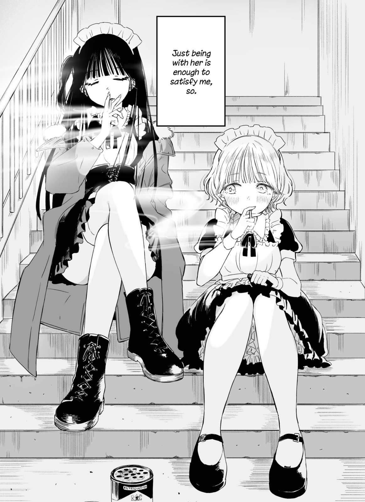 Akogare no Maid-san wa Tabaco ga Niau Chapter 2 page 3 - 