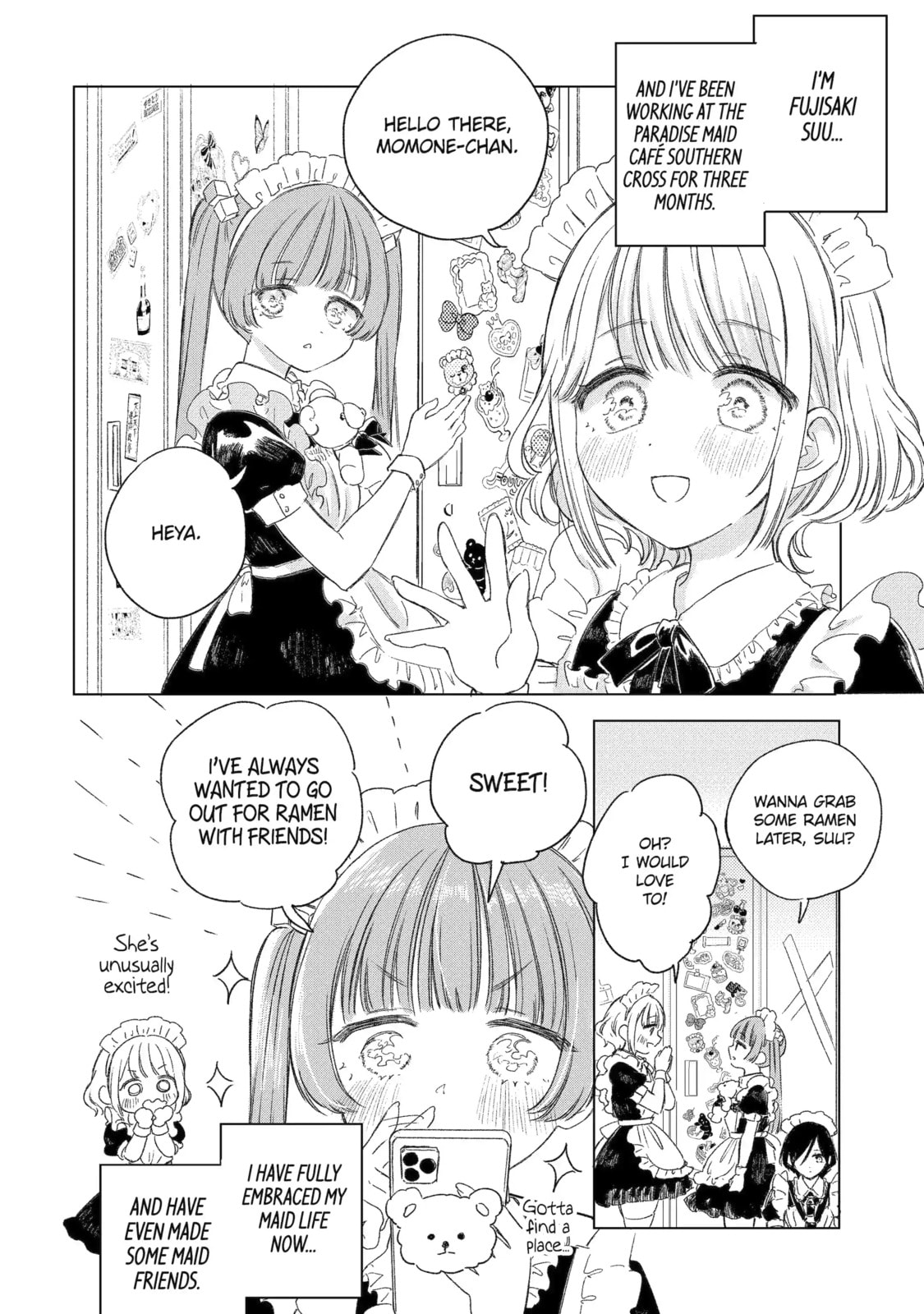 Akogare no Maid-san wa Tabaco ga Niau Chapter 3.1 page 2 - 