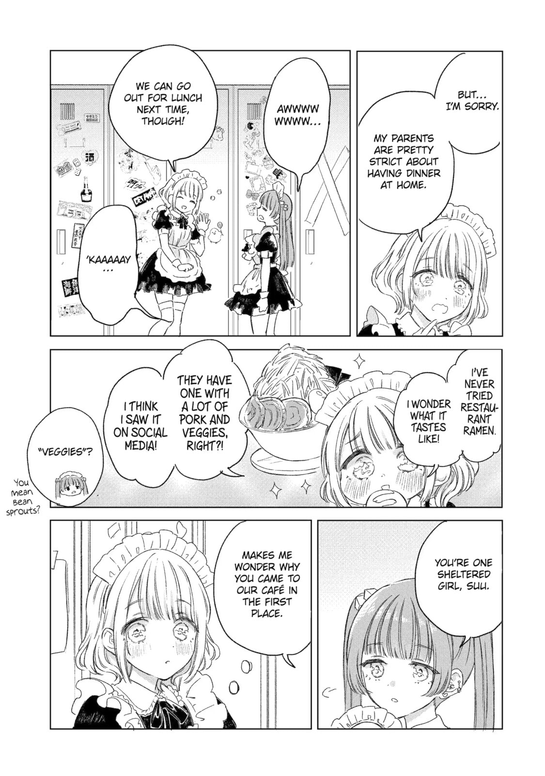 Akogare no Maid-san wa Tabaco ga Niau Chapter 3.1 page 3 - 