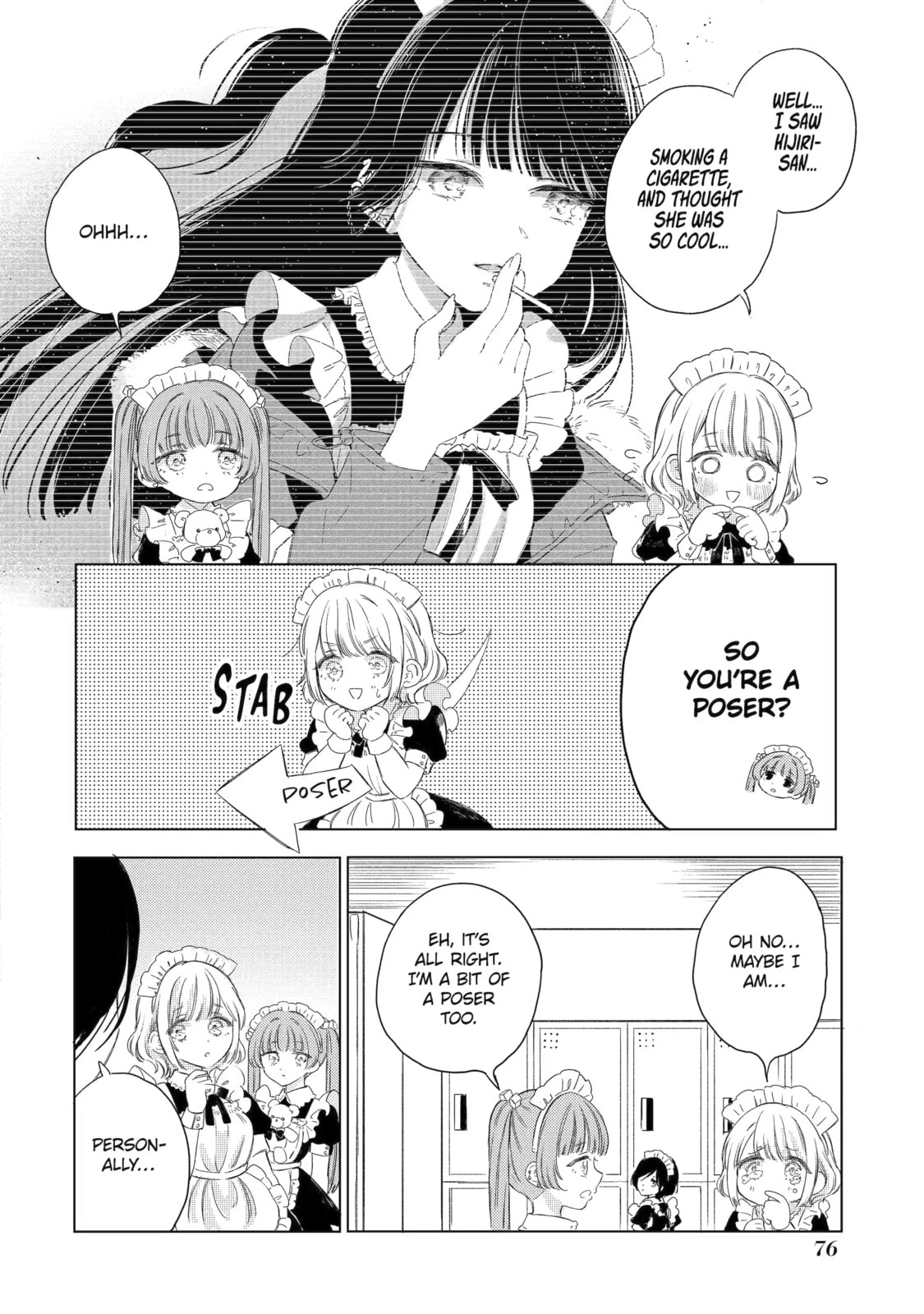 Akogare no Maid-san wa Tabaco ga Niau Chapter 3.1 page 4 - 