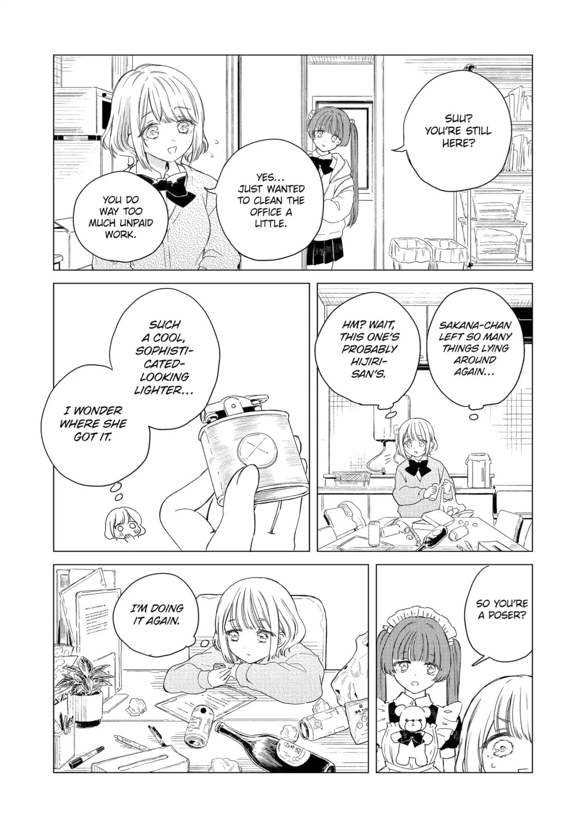 Akogare no Maid-san wa Tabaco ga Niau Chapter 3.1 page 7 - 
