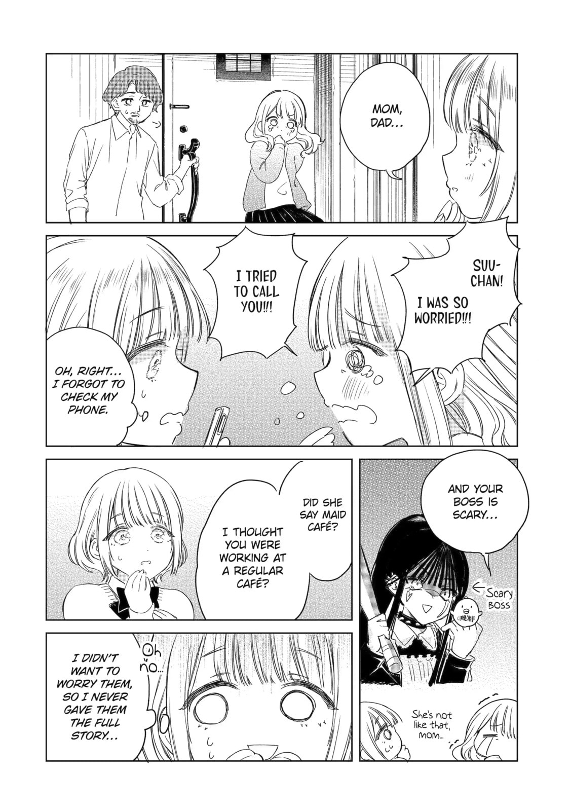Akogare no Maid-san wa Tabaco ga Niau Chapter 3.2 page 8 - 