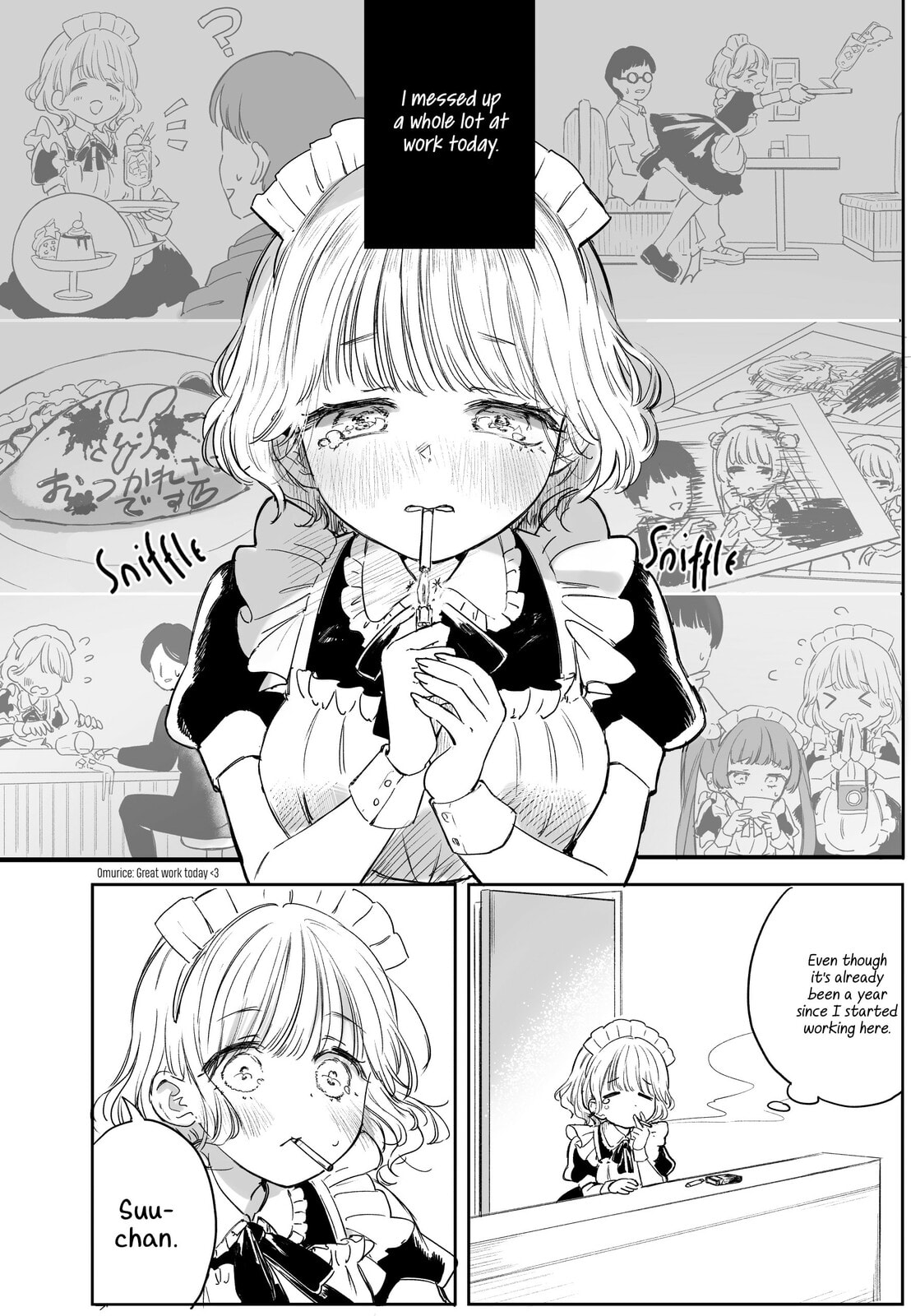 Akogare no Maid-san wa Tabaco ga Niau Chapter 3 page 1 - 
