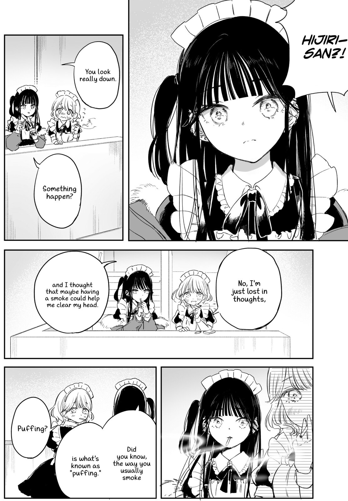 Akogare no Maid-san wa Tabaco ga Niau Chapter 3 page 2 - 