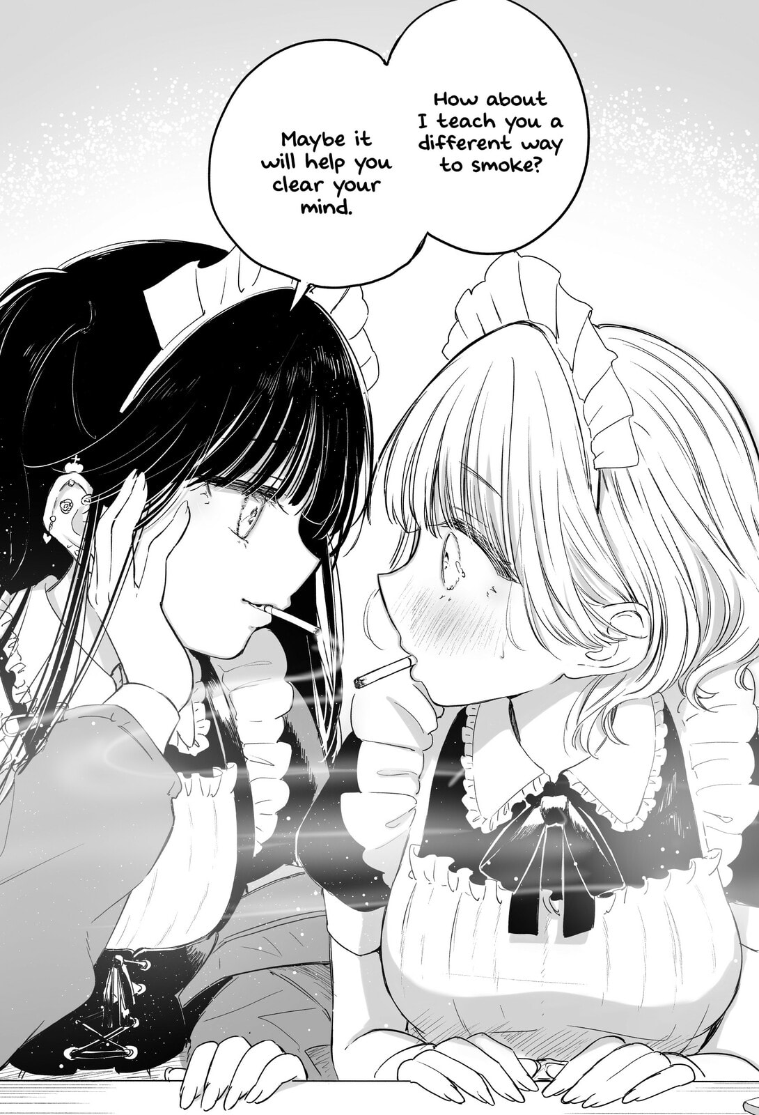 Akogare no Maid-san wa Tabaco ga Niau Chapter 3 page 3 - 