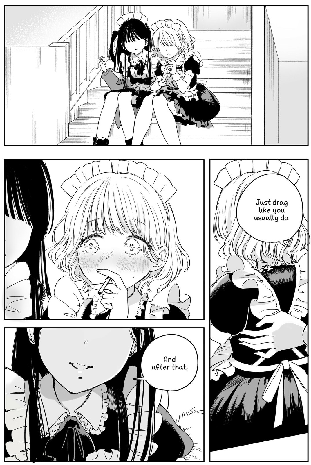 Akogare no Maid-san wa Tabaco ga Niau Chapter 3 page 4 - 