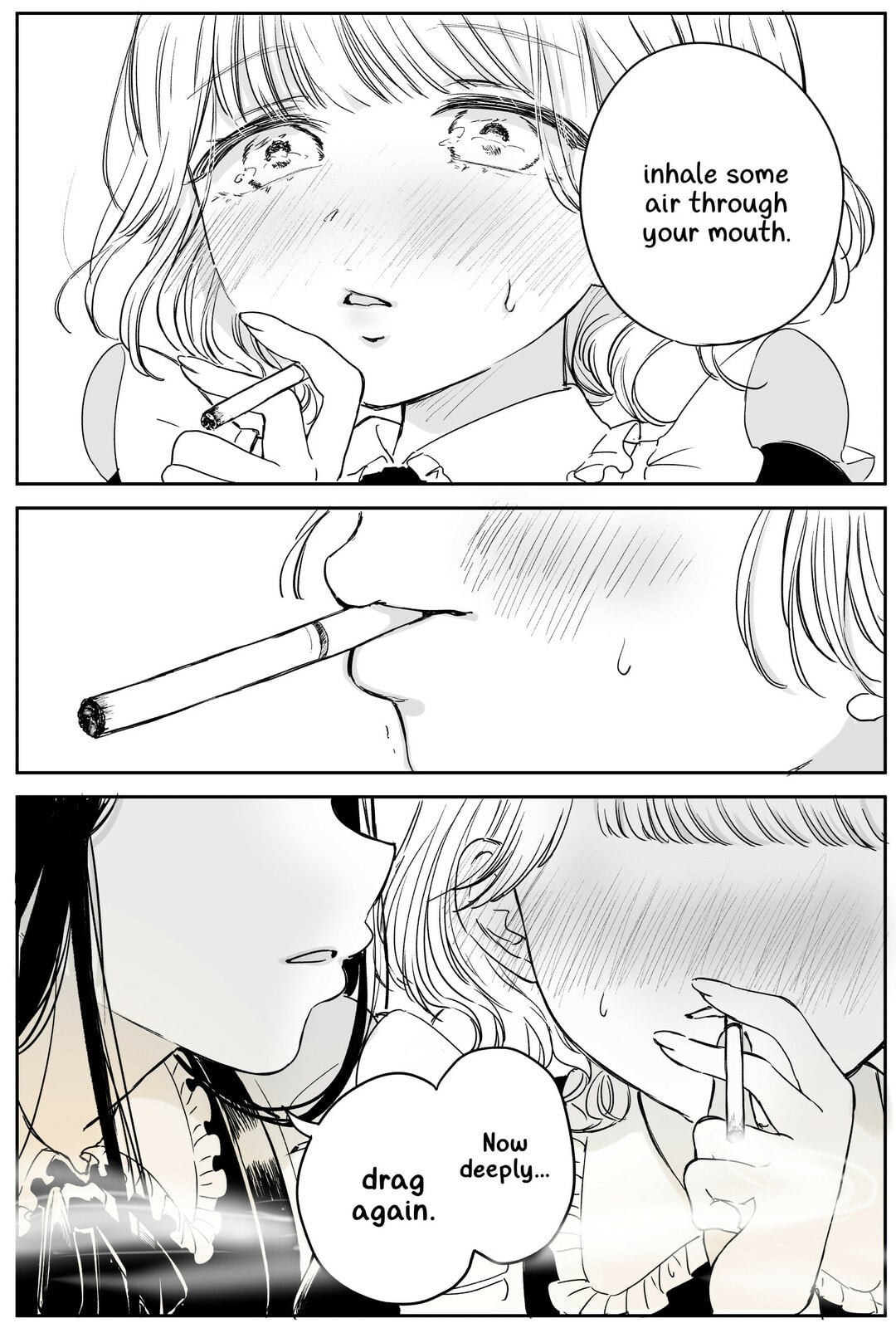 Akogare no Maid-san wa Tabaco ga Niau Chapter 3 page 5 - 