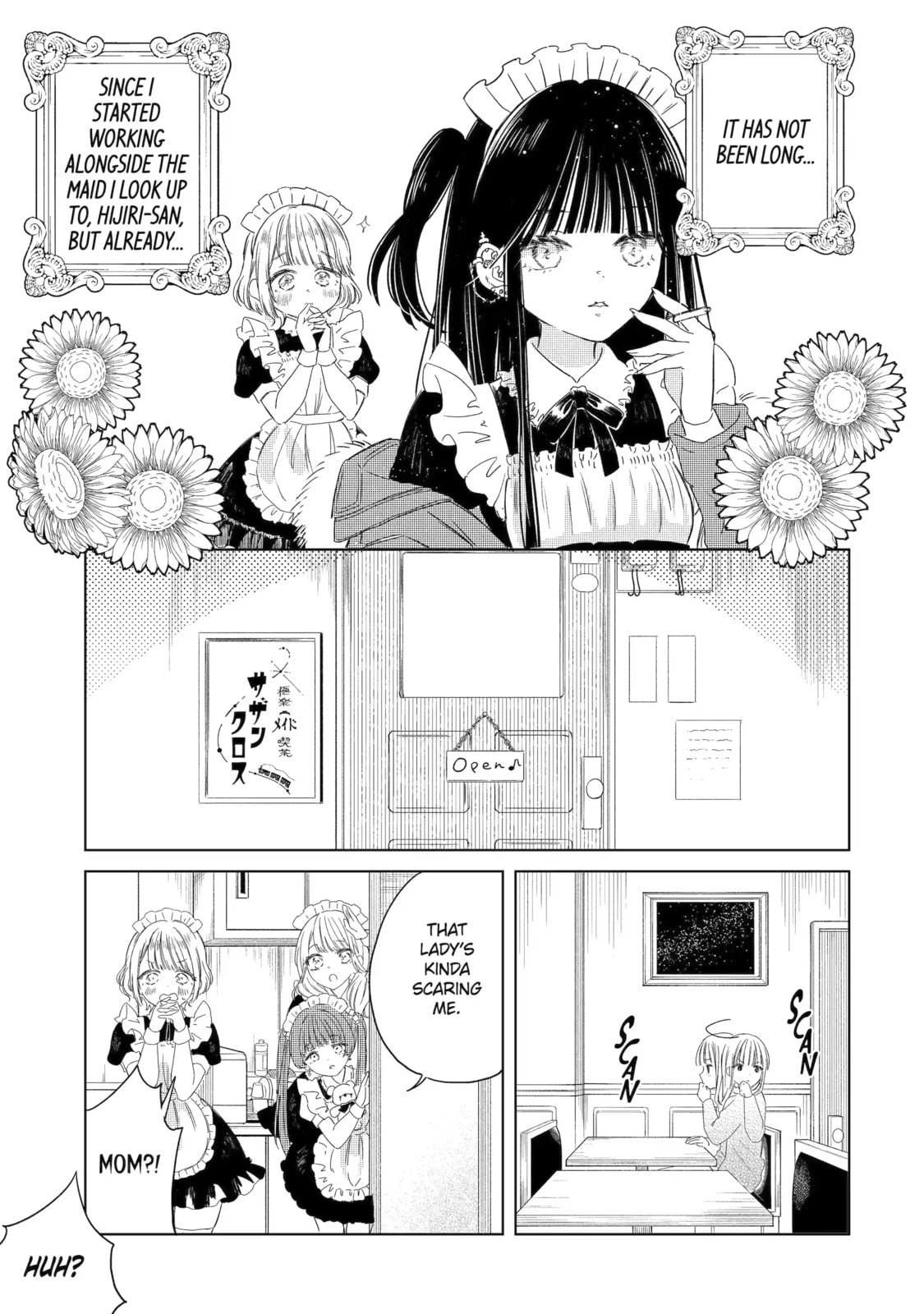 Akogare no Maid-san wa Tabaco ga Niau Chapter 4.1 page 1 - 