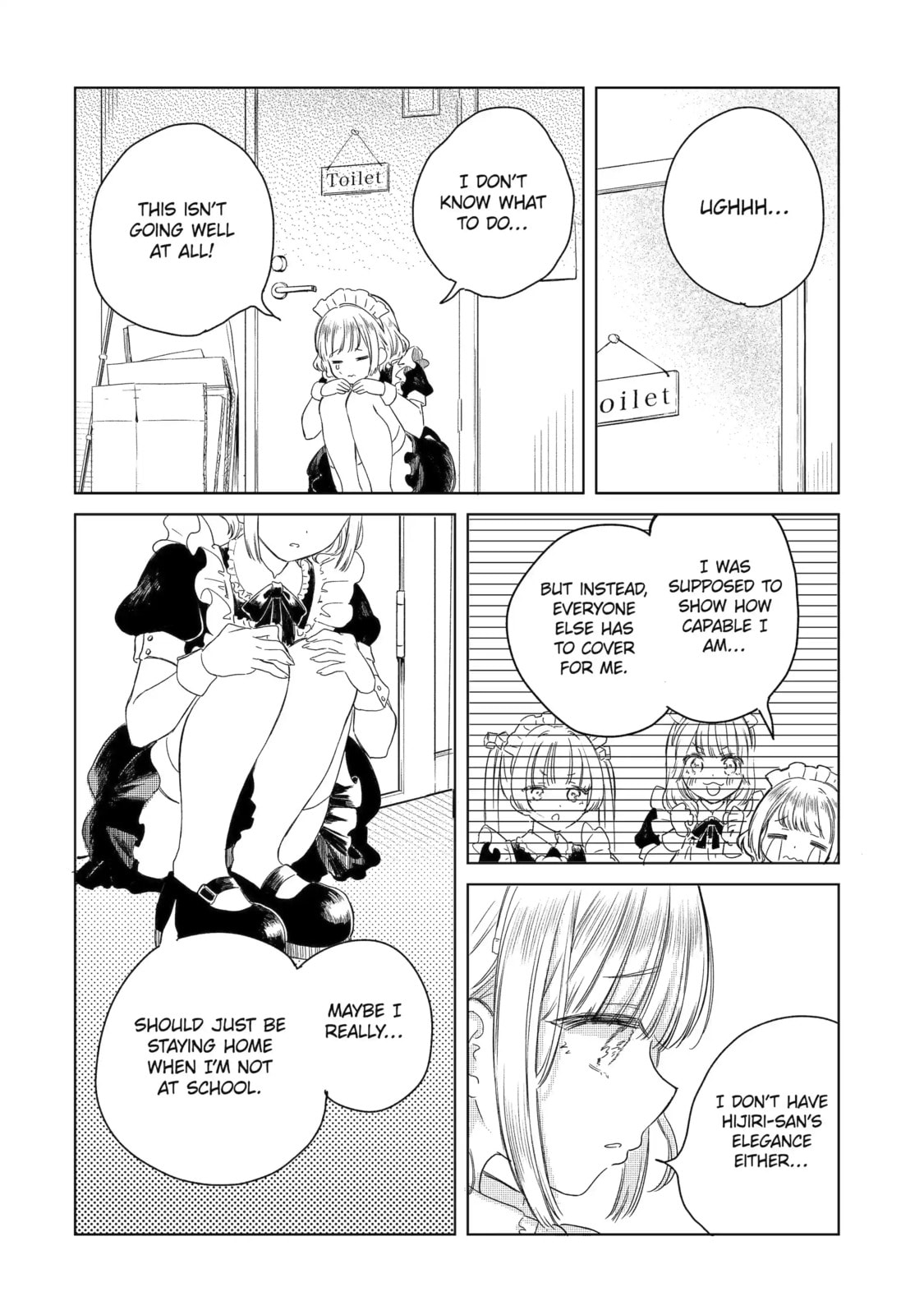 Akogare no Maid-san wa Tabaco ga Niau Chapter 4.1 page 6 - 