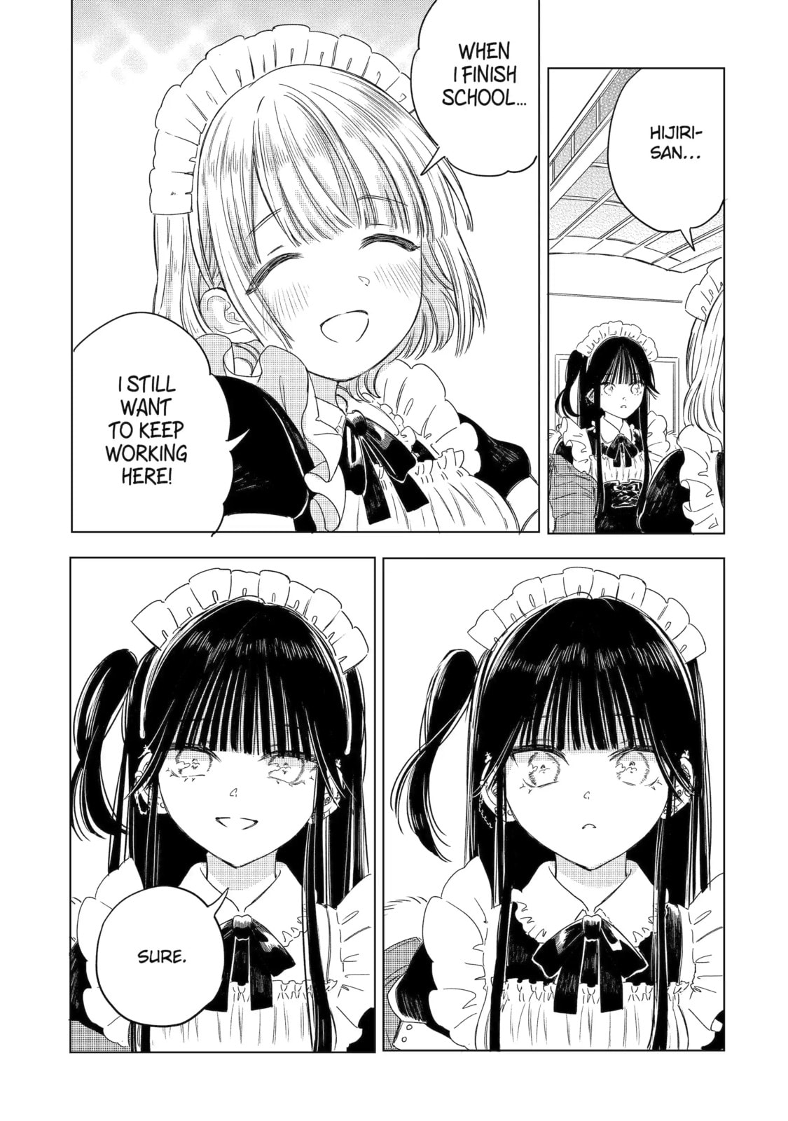 Akogare no Maid-san wa Tabaco ga Niau Chapter 4.2 page 11 - 