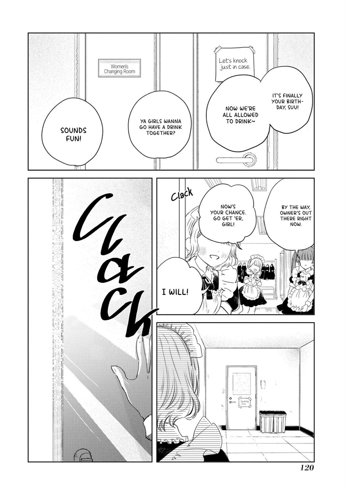 Akogare no Maid-san wa Tabaco ga Niau Chapter 5 page 3 - 