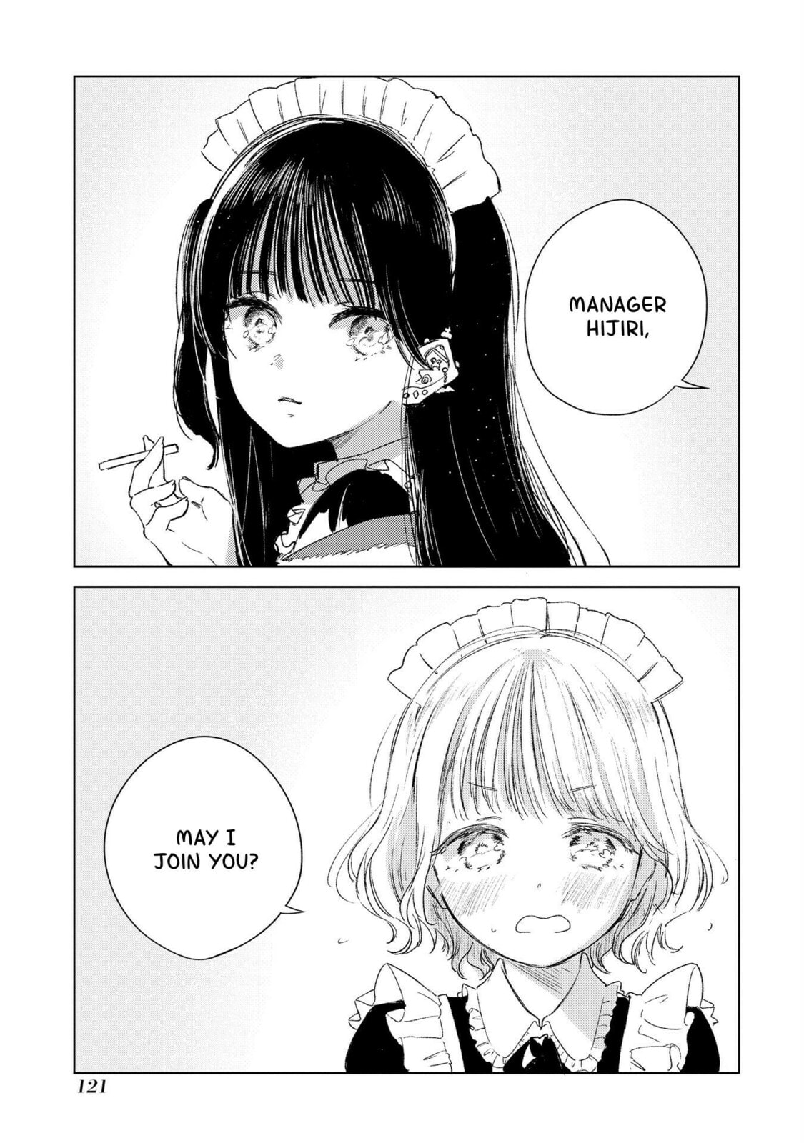 Akogare no Maid-san wa Tabaco ga Niau Chapter 5 page 4 - 