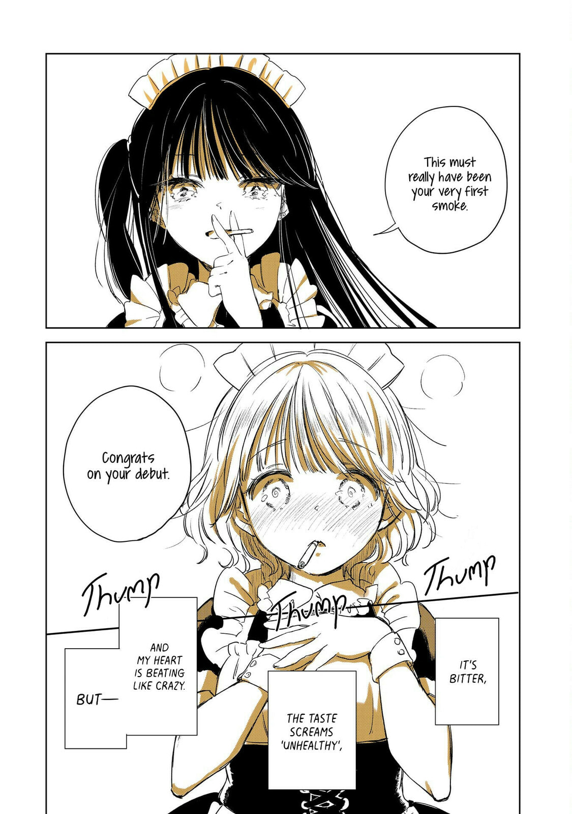 Akogare no Maid-san wa Tabaco ga Niau Chapter 5 page 10 - 