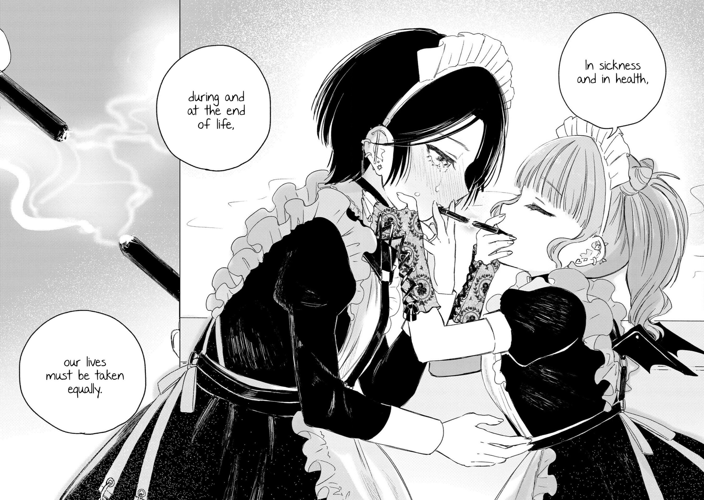 Akogare no Maid-san wa Tabaco ga Niau Chapter 9 page 5 - 