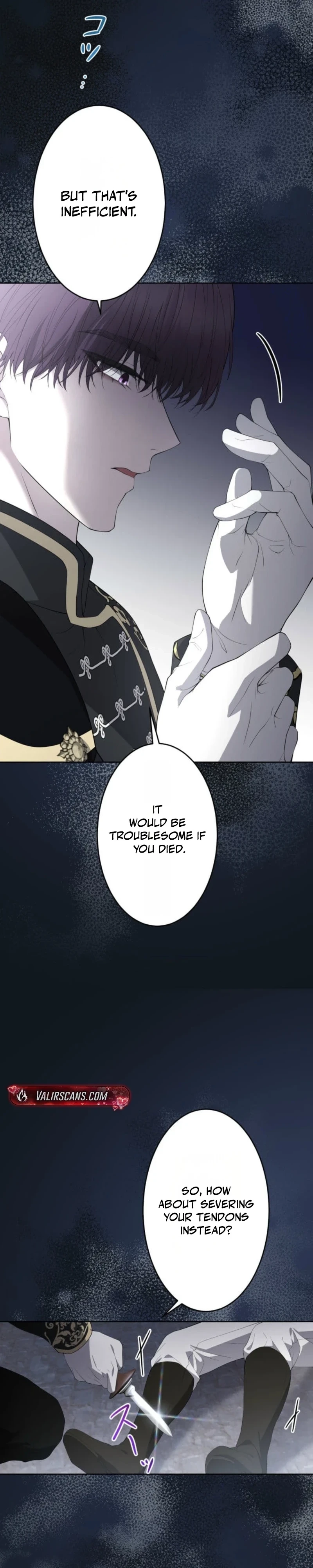Akujo wa Chuuken Goei ni Kubiwa o Tsukerareru Chapter 18 page 10 - 